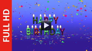 Today, october 29, marks the birth of the internet. Colorful Happy Birthday Animation Video Free Download All Design Creative