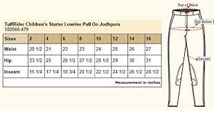 Tuffrider Childrens Starter Lowrise Pull On Jods Light Tan Size 12