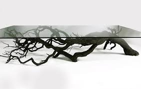 Large live edge wood slab coffee table epoxy resin coffee table acacia tree stump desk rustic wooden table resin personalized side table. Table Tree Coffee Table Sebastian Errazuriz Studio