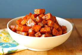 Pecans add a more sophisticated touch than marshmallows and cut the sweetness and boy, is it sweet. Stove Top Candied Sweet Potatoes Recipe The Hungry Hutch