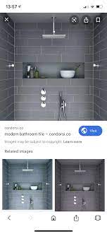 Modern Bathroom Tiles Shower Shelves Shower Storage Modern Bathroom Tile