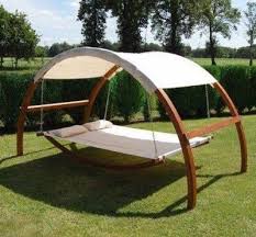 Leisure Season Patio Swing Bed With Canopy Sbwc402 At The Home Depot Www Homedepot Com Backyard Patio Swing Dream Backyard