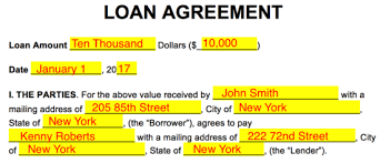 A loan is a temporary lending of money to a debtor who is required to repay the same along. Free Loan Agreement Templates Pdf Word Eforms