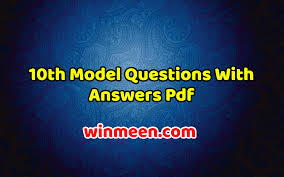 10th Model Questions With Answers Pdf Samacheer Kalvi Winmeen