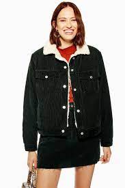 Black Cord Borg Jacket Womens Therugbycatalog Com