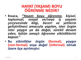 .university journal of education, 2/3 (aralık /december 2012) ss yaşam boyu öğrenme nedir? Hayat Yasam Boyu Ogrenme Nedir Gelisim Sureci Ve Ilkeleri Ppt Indir