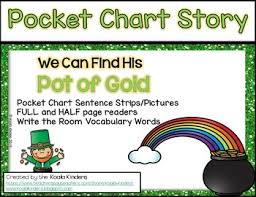 st patricks day pocket chart story