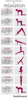 Maybe you would like to learn more about one of these? Yoga Poses 10 Minute Yoga Sequence For Relaxation Infographic Exercise Anxiety About Yoga Blog Home Of Yoga The Zen Way Of Teaching Yoga Online