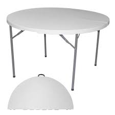 L'ensemble emilia comprend une table ronde et deux chaises pliables. Table De Jardin Ronde Pliable 122x75x74cm Camping Reception Jardin Terrasse 025 Achat Vente Table De Jardin Table De Jardin Ronde Pliab Cdiscount