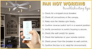 Installing a new hunter ceiling fan? Ceiling Fan Stopped Or Light Not Working How To Repair Guide Delmarfans Com