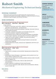 Then the particular student's attendance information is sent to his parent's mobile dynamically by using sms module. Mechanical Engineering Technician Resume Samples Qwikresume