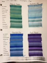 Rit Synthetic Dye Sample Chart Rit Dye Colors Chart How