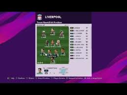 Pes 2020 faces sander berge & francisco trincao by. Pes 2020 Jurgen Klopp Tactics At Kick Off When In Possession Counter Pressing Defensive Shape Youtube