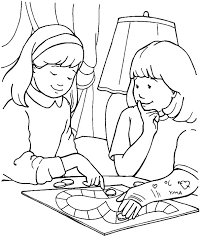 We are planning on printing out 1 for each member of our family. Kindness Is Playing With Friend Coloring Pages Kids Play Color