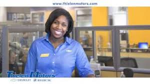 We also serve bemidji, detroit lakes and wadena buick and chevrolet drivers with new and used vehicles. Jobs With Thielen Motors