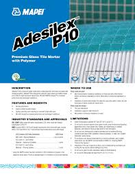 Premium Glass Tile Mortar With Polymer Mapei Pages 1 4