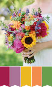 Commonly called gooseneck loosestrife because of its cascading shape, lysimachia is a great june wedding bouquet flower. Inspiring Blooms 6 Summer Bridal Bouquets Onefabday Com