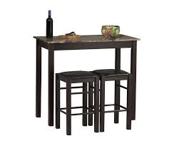 tall kitchen table with bar stools