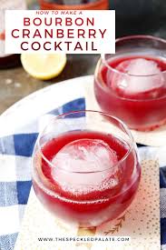 A little bit sweet, a tad spicy, with the round, caramel flavor of bourbon to ground it, this drink proves that cocktails can be seasonal, too. The Blizzard A Cranberry Bourbon Cocktail Recipe