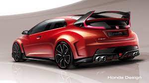 Honda philippines initially showcased the honda civic type r in the 2017 manila international auto show (mias) and did not confirm the introduction of the model until july 11, 2017. Honda Civic Type R Concept Design Sketch Car Body Design