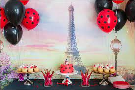 Miraculous Ladybug Party Decoration Idea Ladybug Party Decorations Miraculous Ladybug Party Ladybug Birthday Decorations