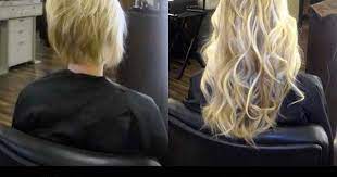 Extensions Before After Hair Styles Hair Extensions For Short Hair Short Hair Styles
