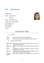 Modele cv pour etudiant : Modele De Cv Etudiant Shefalitayal