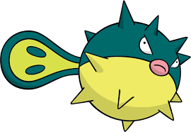 Pokemon 2211 Shiny Qwilfish Pokedex Evolution Moves
