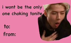 Pin By L On Kpopopo Valentines Memes Exo Memes Kpop Memes