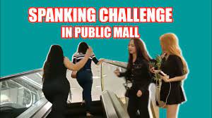 SPANKING CHALLENGE IN PUBLIC MALL  dong productions - YouTube