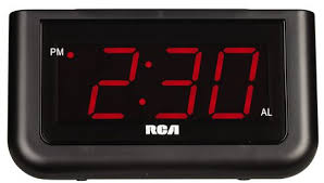 Maybe you would like to learn more about one of these? Rca 1 4 In Led Display Alarm Clock With Battery Backup Black Walmart Canada