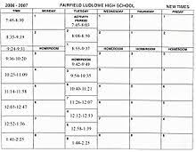 School Timetable Wikipedia