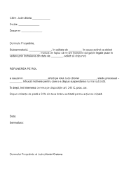 We did not find results for: Model Cerere De Repunere Pe Rol