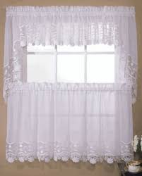 lace valances, lace curtains
