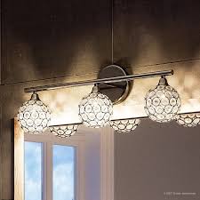 Luxury Crystal Globe Chrome Bathroom Vanity Light Uql2631 Rome Collection Contemporary Bathroom Vanity Lighting By Urban Ambiance