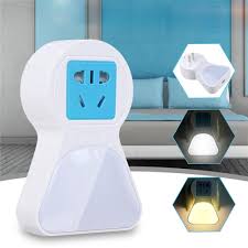 5a 9 Led Plug Socket Lamp Plug In Wall Hallway Night Light Usb Charging Us Eu Plug Sale Banggood Com