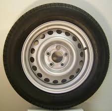 Well you're in luck, because here they come. 155r13c 8pr 90n Humbaur Spare Wheel Trailer Boattrailer Tyre Rim