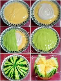 Buat sendiri solusinya 😋😋😋 btw bikin sendiri hasilnya sekebon loh dibanding beli mulu. 7 A Cara Membentuk Bolu Mekar Supaya Mirip Semangka Resep Makanan Manis Cemilan
