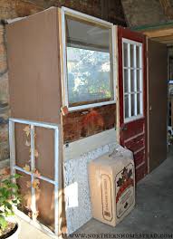 **amazon links in this post are affiliate links! Free Chicken Coop From Recycled Doors