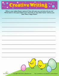 These creative writing prompts are a fun easter activity. Easter Writing Prompts Education Com