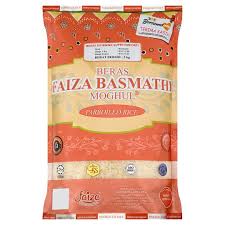 But how do you know which basmati rice brand to choose from? Faiza Beras Moghul Basmathi Parboiled Rice 2kg Tesco Groceries
