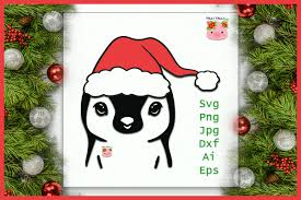 Christmas Penguin Graphic By Piggypiggysvg Creative Fabrica