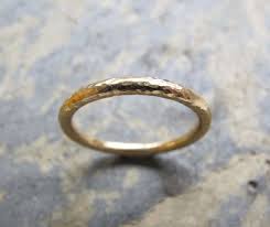 Womens Hammered 9ct Gold Band Ring This 9ct Yellow Gold Band Ring Is Handmade In My London Studio It I Band Rings Women Gold Band Ring Handmade Wedding Rings