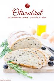 Olivenbrot Mit Zwiebeln Und Krautern Schnelles Rezept Rezept Rezepte Olivenbrot Lebensmittel Essen