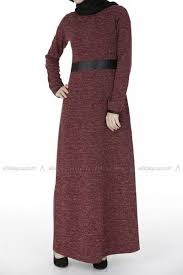 Bordo Triko Elbise 094 0574 Elbise Elbise Modelleri Giyim