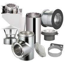 Through The Wall Kit for 6" Inner Diameter Chimney Pipe with ...