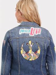 Her Universe Star Wars Patch Denim Jacket In 2020 Denim Jacket Denim Jacket Patches Denim Jacket Women