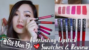 241 results for kat von d everlasting liquid lipstick. Kat Von D Everlasting Liquid Lipstick Swatches Review On Fair Asian Skin Youtube