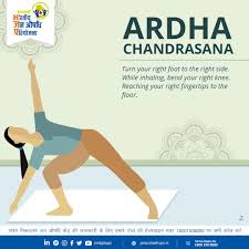The Moon Has A Rich Symbolic Significance In The Yoga Mythology Ardha Chandrasana Half Moon Pose Must Be Performed World Yoga Day Yoga Day Yoga