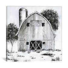Customize your black and white barn print with hundreds of different frames and mats, if desired. Black And White Barn I Canvas Art Print Kirklands